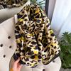 Summer Silk Scarf Female Imitation Silk Printing Long Scarf Lijing Forging Thin Shawl With Decorative Leopard Print Beach Towel