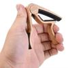 Stable Rubber Padded Guitar Capo Aluminum Zinc Zinc Alloy Violin Tune Change Clamp Guitar Pick Holder  Banjo