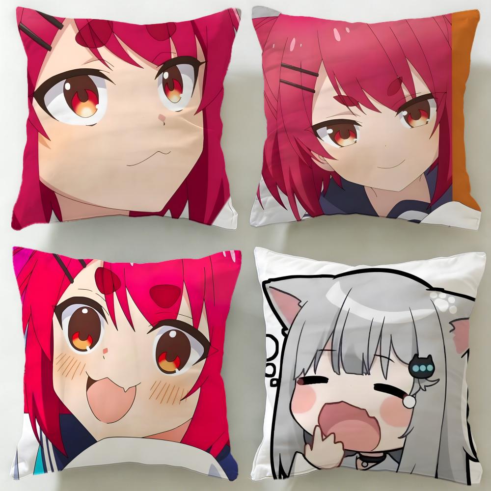 Популярная игра NEKOPARA Наволочка Мягкая Легко стирающаяся Наволочка для подушки Универсальная для дивана кровати путешествий и офиса