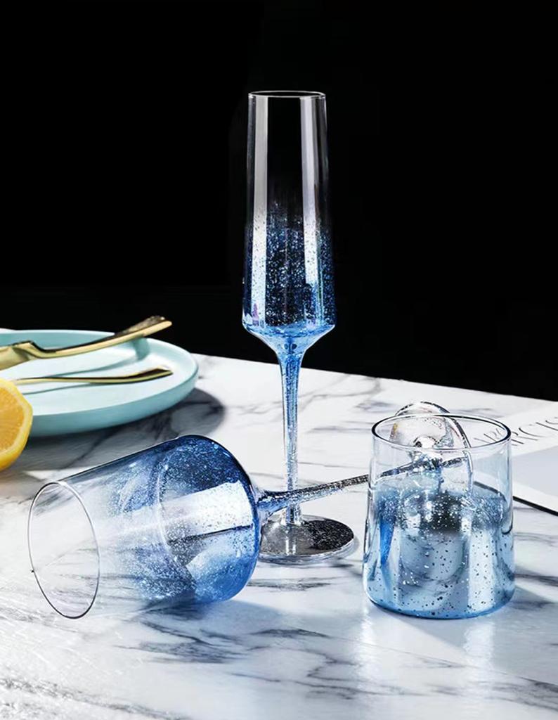Изысканные бокалы Galaxy Crystal Glass для вина, роскошные стеклянные бокалы, бокалы для шампанского, бокалы для вина, винтажный набор для питья