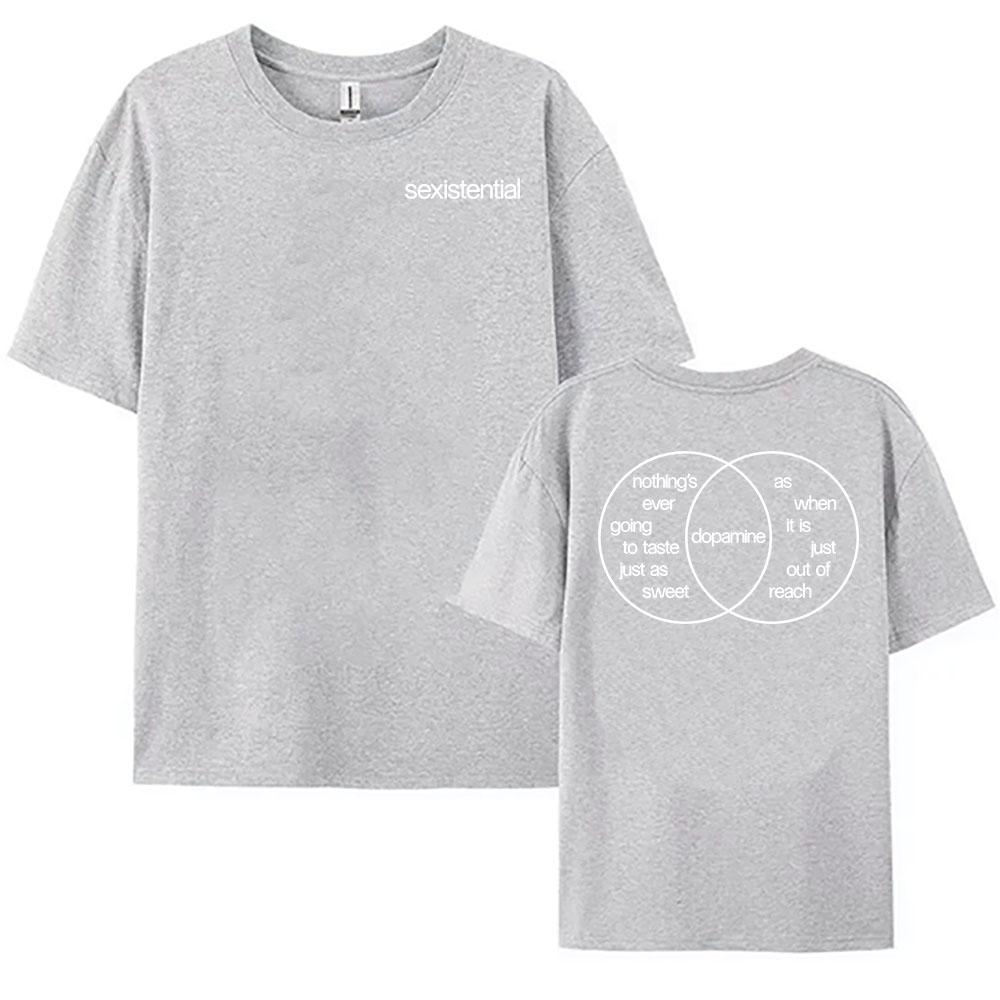 Sexistential Album Graphic Print Tees Merch Singer Robyn Design Fashion T-shirt Unisex Streetwear 100%Cotton Soft Women Shirt Anime T-shirt summer Top