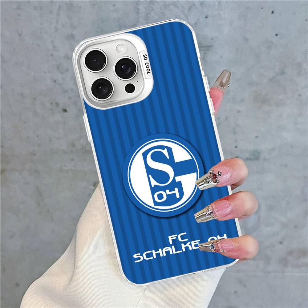 Чехлы для телефона S-Schalke 04 для iPhone 17 16 15 14 13 12 11 Plus Pro Max Цветной чехол