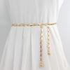 Metal Hook Adjustment Waist Chain Ladies Decorative Dress Personalized Chain Waist Thin Belt