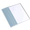 10 Pcs Clear Report Covers with Sliding Bar A4/Letter Paper No Punching Required Thickened Drawbar Folder
