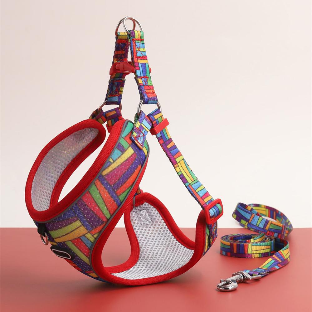 Регулируемый жилет для домашних животных для маленьких собак, предотвращающий побег щенков, шлейки и поводки для пинчеров, мальтийских болонок, поводки