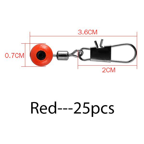 Разъем для рыбалки 25 шт. / Лот рыболовное шарнирное соединение сплошное кольцо блокировка Snap коробка для рыболовных снастей на карпа