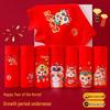 Красные хлопковые боксеры с символом года для мальчиков - Размеры M и L