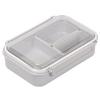 Lunch Box with Inner, 650ml, Gray, Made In Japan, Home Label DC-6004