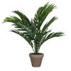 Yellow Palm Tree or Areca Pvc with Grey Pot 46x46x42cm