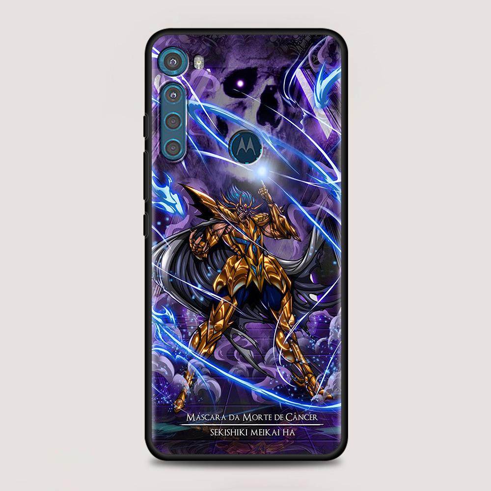 Чехол для MOTOROLA One Fusion для Moto G10 G9 G8 Plus Play Power One G20 G30 G40 G50 G60 Edge 20, чехол для телефона Saint Seiya, аниме