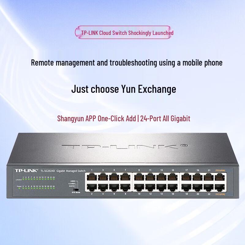 TP-LINK Cloud Managed Web Gigabit Ethernet Switch