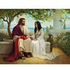 5D Diy Diamond Painting Religious Garden Talks Embroidery Cross Stitch Home Decor Handmade Gift