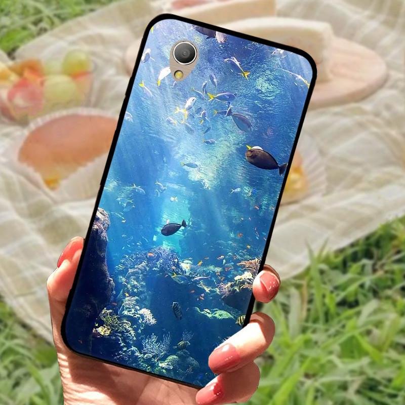 For Alcatel 1 5033D Case Cover Alcatel1 Silicone Soft Marble Black Bumper Funda Coque for Alcatel 1 5033D 5033 5033A Protective