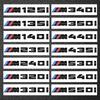 Для M power новые эмблемы значок логотип M125i M135i M140i M235i M240i M320i M330i M340i M350i M440i M435i M530i M540i M550i ABS