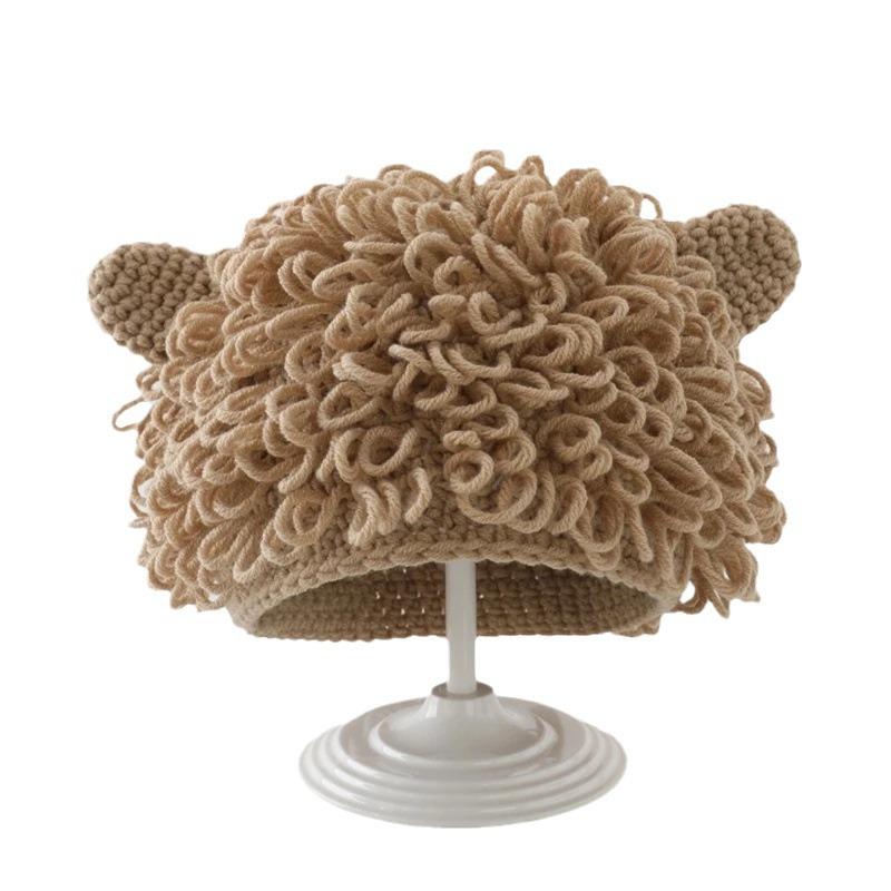 Связанная вручную забавная персонализированная шапка-пуловер для взрослых с ледяной полоской, лыжная маска для взрослых