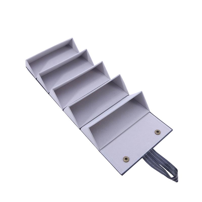 Портативный складной органайзер для очков с 3/5 отделениями для путешествий, солнцезащитные очки из искусственной кожи