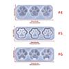 Cat Paw Silicone Mold Pendant Epoxy Resin Casting Mould Keychain Jewelry Making