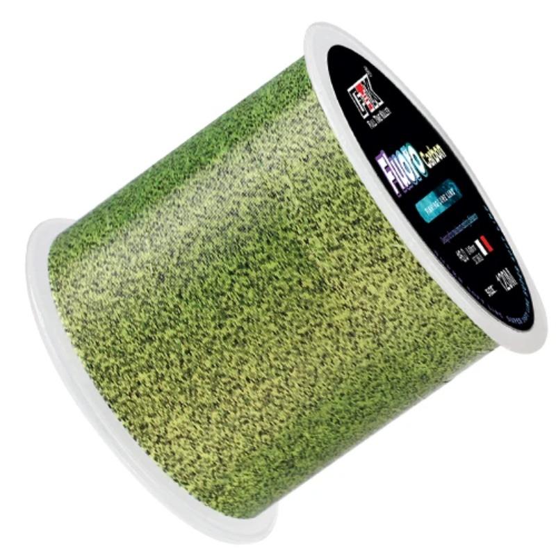 120М Цветная Супер Невидимая Пятнистая Леска Монофиламентная Леска Пятнистая с Флюорокарбоновым Покрытием Леска для Карповой Рыбалки Песка