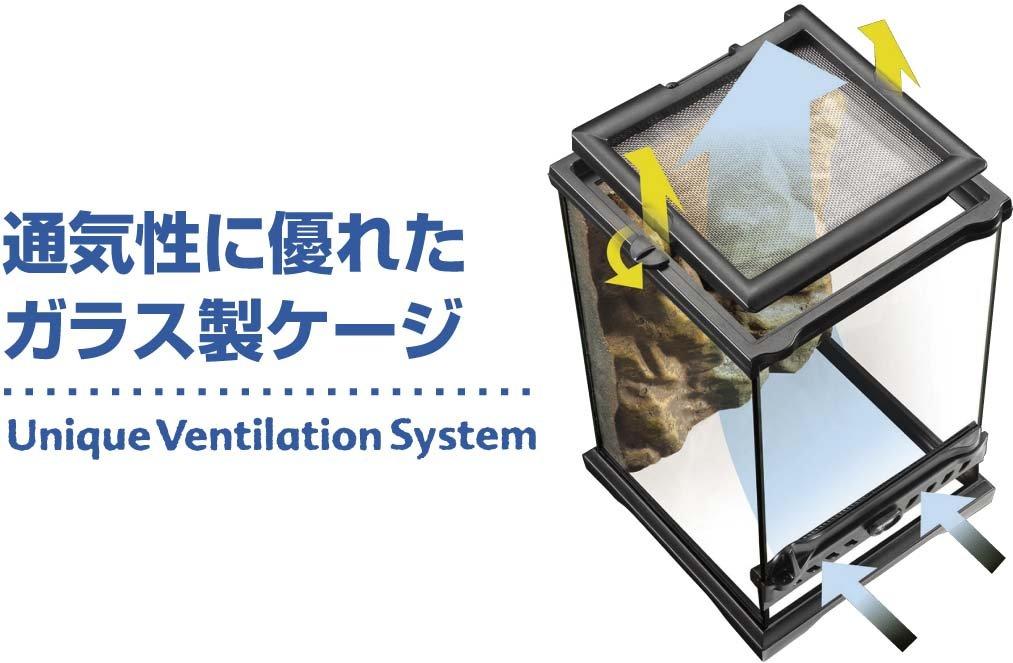 GEX EXO TERRA стеклянный террариум Nano PT2601 клетка для разведения рептилий с передней дверью xx В33см Ш21,5 Г21,5