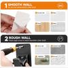 2Pcs Heavy-duty Curtain Hanging Hooks Wall-mounted Wall Rod Bracket  Window Tools
