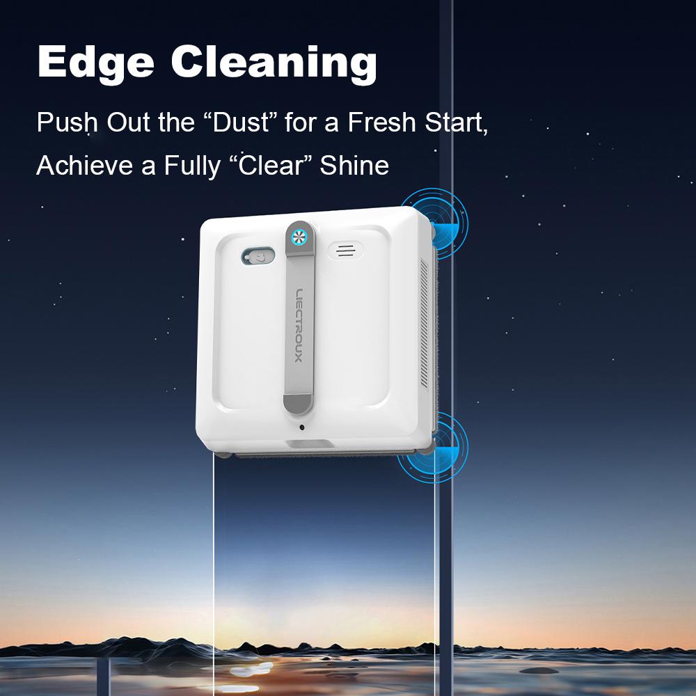 2025 НОВЫЙ робот-мойщик окон Liectroux S9, обновленный лазер, 2 роликовые щетки, 6-стороннее распыление воды насосом, 9 кПа, управление через приложение, голосовые подсказки