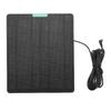 Solar Panel Charger 10W ETFE and Monocrystalline Silicon High Temperature Proof DC3.5 Interface Camera Doorbell Solar