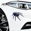 3D Effect Halloween Decal Spider Decorative Sticker for Car, Broken Hole Dog Cat Owl Self-Adhesive Sticker, Waterproof Removable PVC Holiday