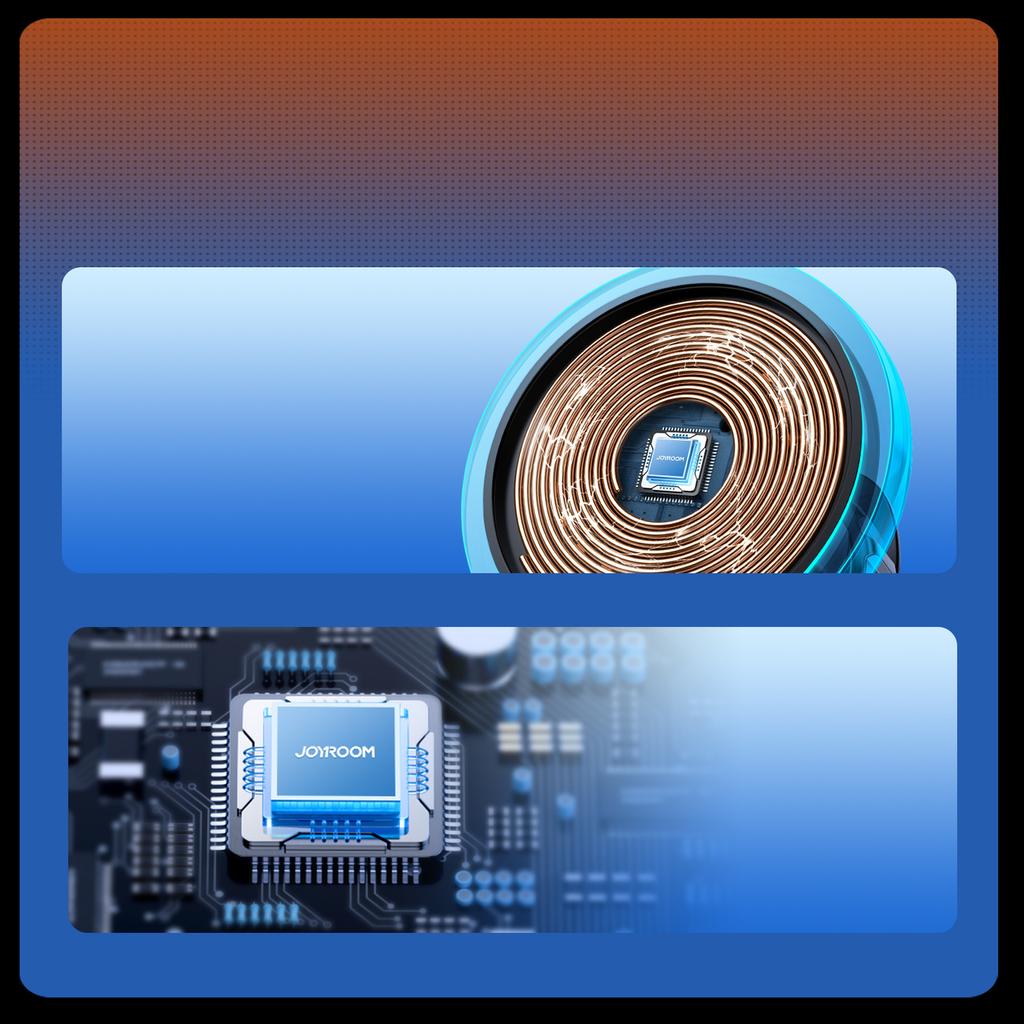 Joyroom 15W Qi Wireless Car Charger & MagSafe Mount, Silver - Vent Clip Accessory (JR-ZS291)