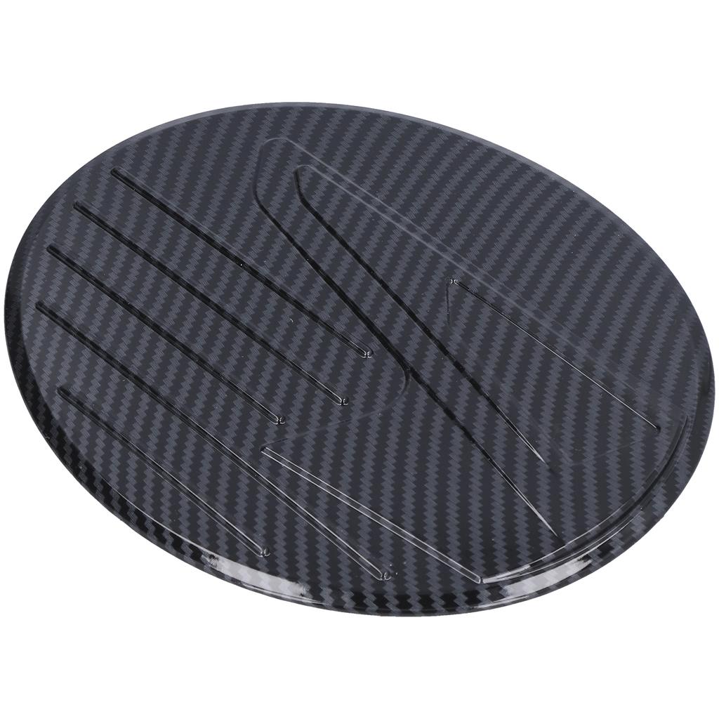 Fuel Tank Cover Trim Gas Cap Lid Carbon Fiber Style Decoration for Mazda CX 30 2020 2021