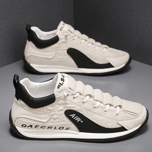 Кроссовки мужские с мягкой подошвой, модные повседневные туфли из микрофибры из кожи, увеличенная высота