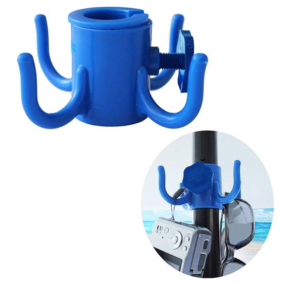 Parasol Hook Stable Portable Hard Wear-resistant Versatile Space-saving Multicolor Four Feet Beach Umbrella Hook Outdoor Supply