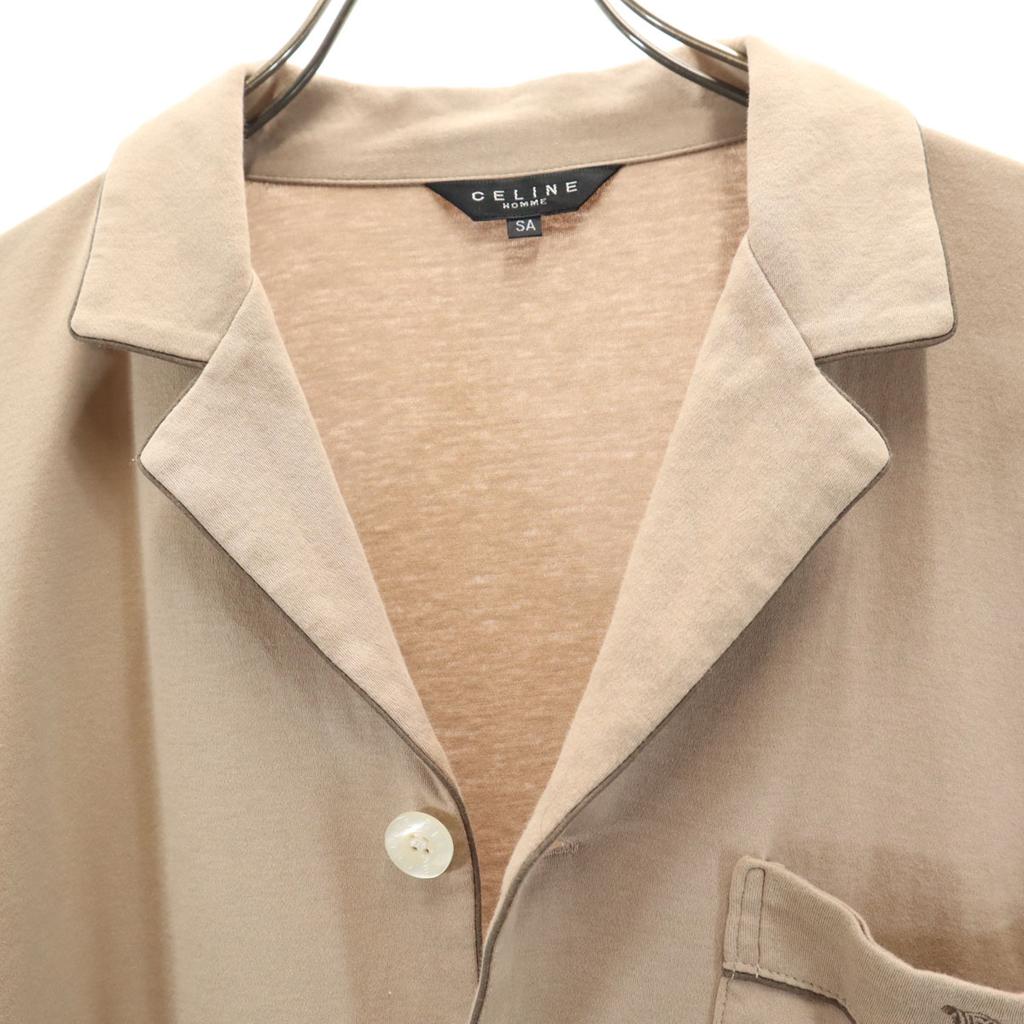 Celine Made In Japan Open Collar Long Sleeve Pajamas Open Collar Shirt SA Men's Used