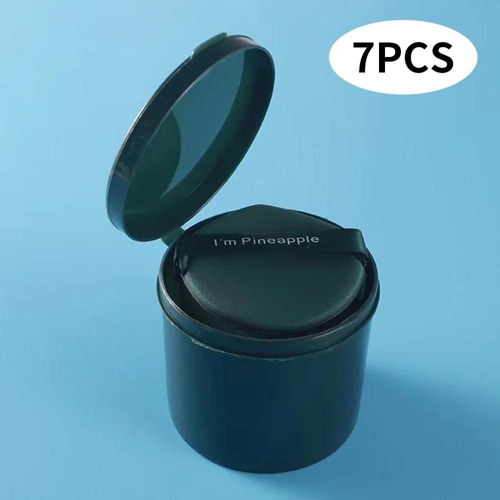 Набор пуховок в штучной упаковке, спонж для лица, тональный крем, профессиональные пуховки круглой формы, портативные мягкие косметические пуховки, женский инструмент для макияжа