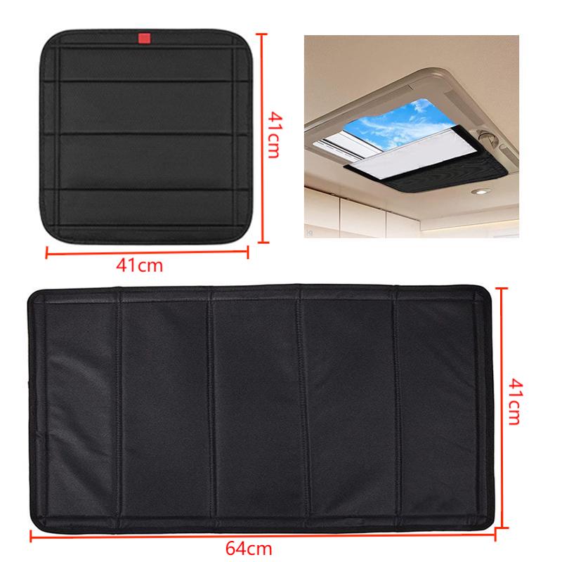41x41cm/41x64cm RV Sunroof Sunshades Curtain Foldable Waterproof Vents Insulator Cover RV Campers Travel Trailers Sunshade