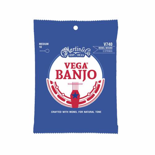 Martin Vega? Banjo Strings Monel V740 Medium (Monel)