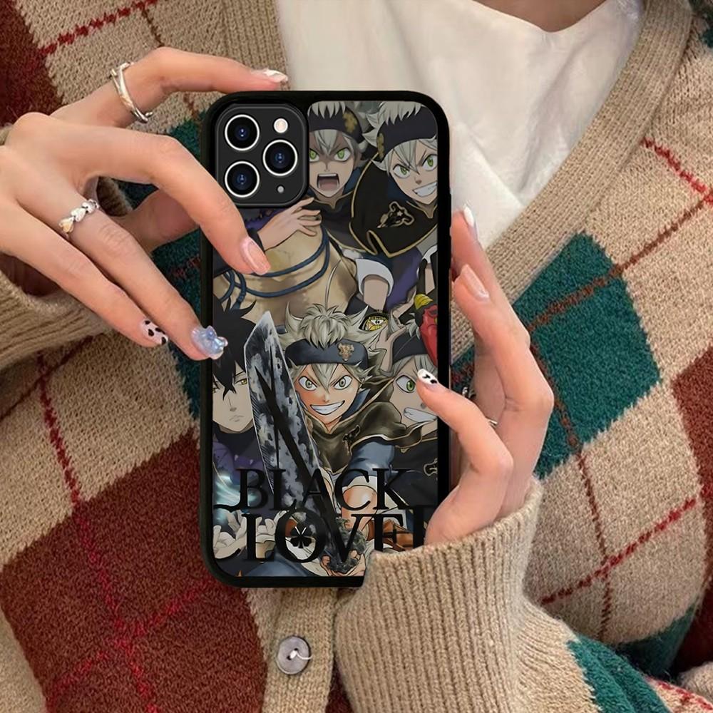 Чехол для телефона Black Clover Силиконовый PC+TPU Для Для IPhone 11 12 13 14 15 16 Plus Pro Max Чехол