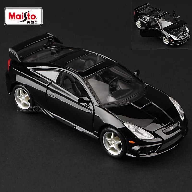 Maisto 1:24 Toyota Celica GT-S Alloy Miniature Car Model Diecast Metal Scale Car Model Collection Children Toy Vehicles Gift