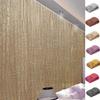 Shiny Tassel Flash Line Door String Curtain, Decorative Valance Divider for Party, Bedroom, Wedding