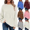 New Women's Fall And Winter Tops Pocket Long Sleeve Thick Sweatshirt