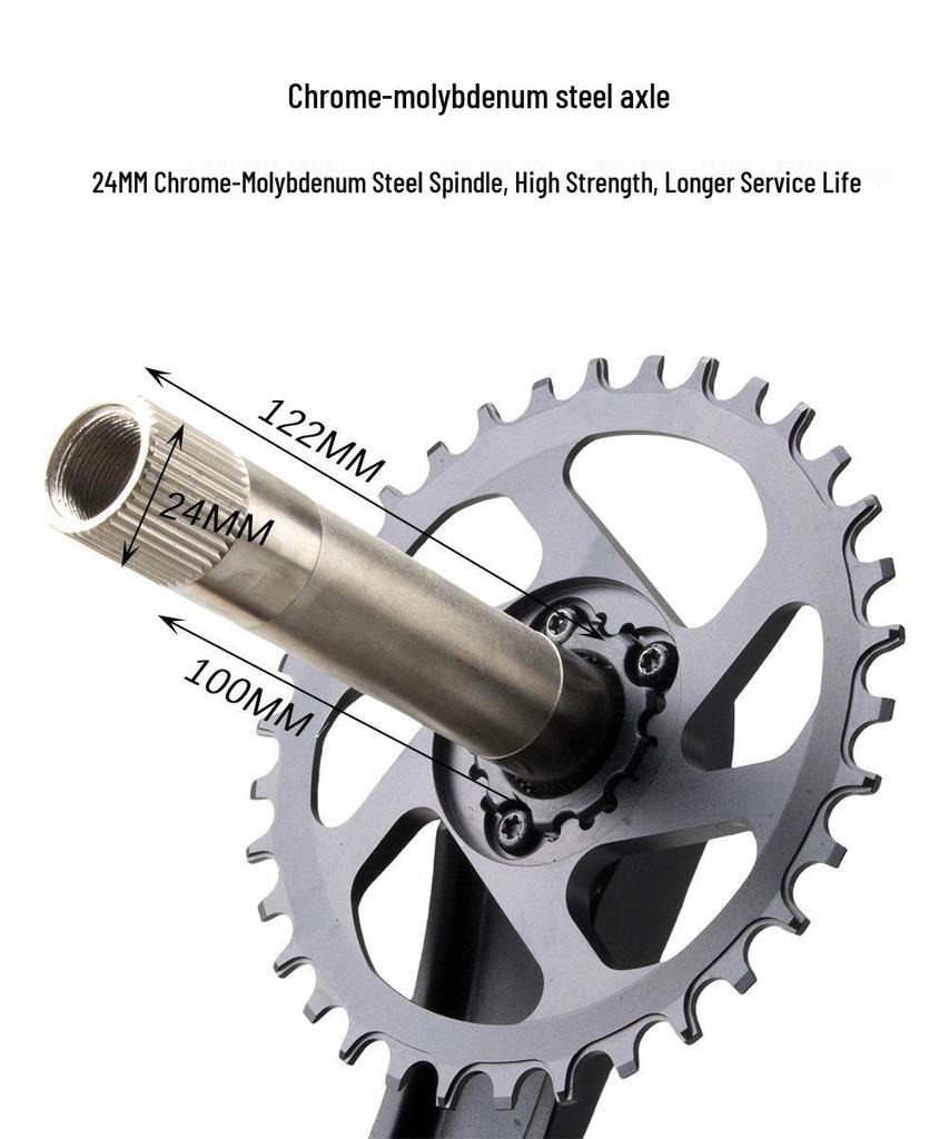EVOSID Велосипедный полый шатунный набор 10/11 скоростей MTB Одиночная звезда GX