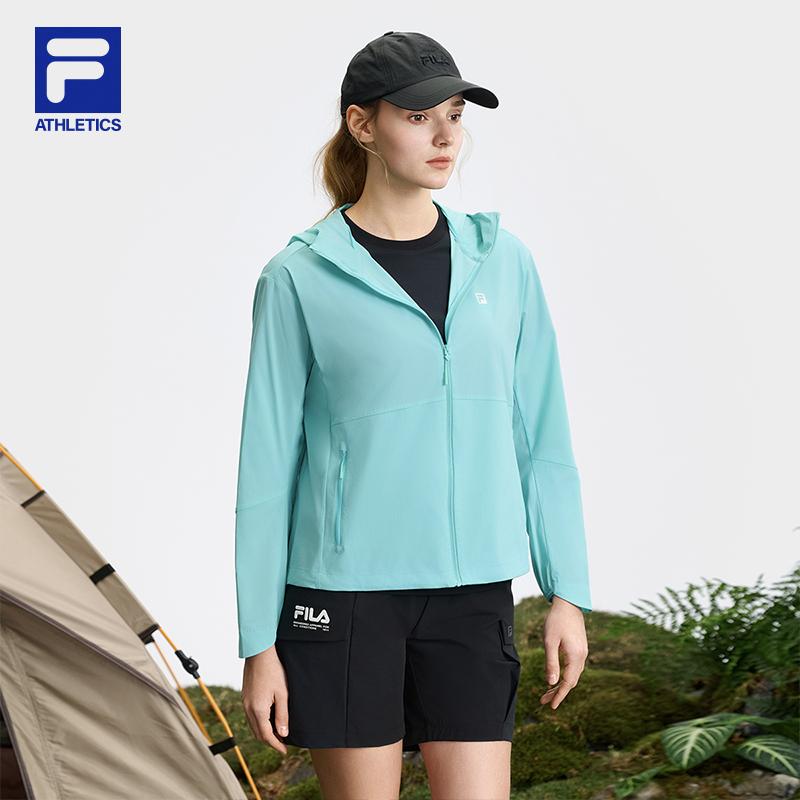 Fila Explorer Athletics Яркий Дышащий Эластичный Повседневный Классический Универсальный Кардиган Куртка Трикотаж с Множеством Карманов A11W527707FBU