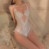 Sexy Dress Female Sleepwear Women Lace See Through Erotic Lingerie Open Bra Crotchless Costume Exotic Night Dress Women Pajamas
