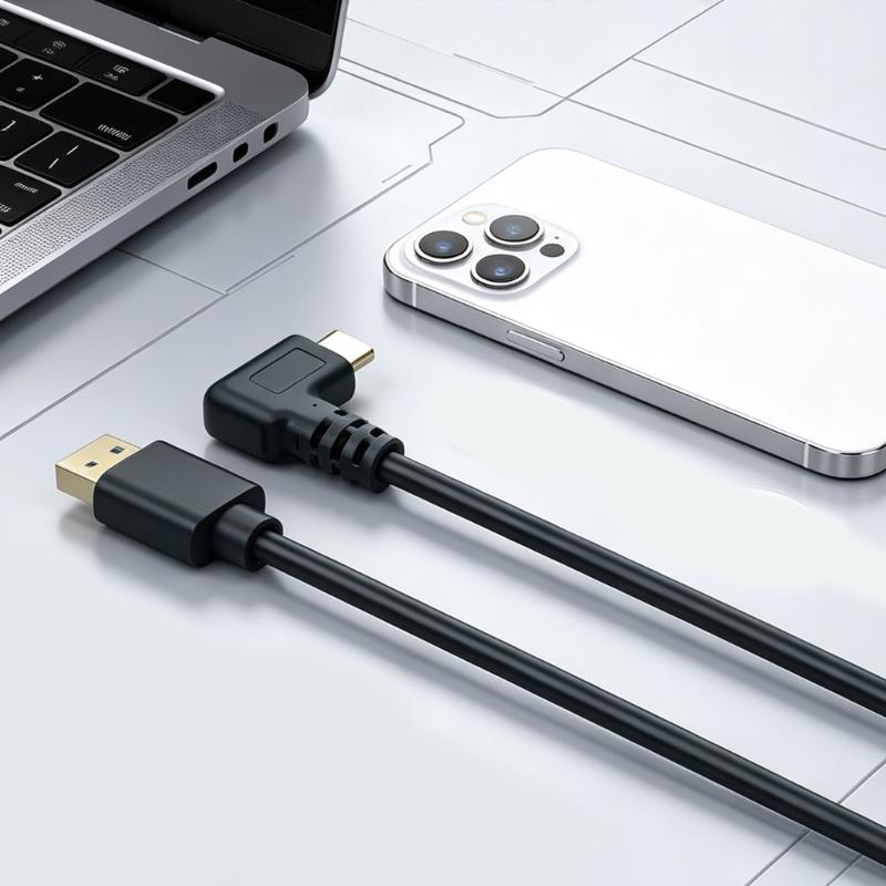 25-150 см Прямой USB Type C Кабель USB 3.0 A Папа на USB C Папа 60 Вт Быстрая Зарядка Для Телефонов Ноутбуков Вентилятора