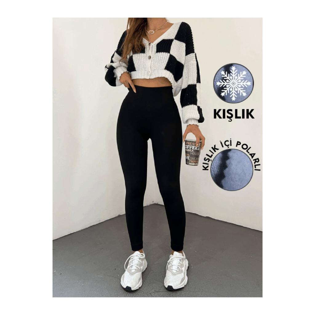 Женские черные зимние теплые стальные трикотажные колготки с корсетом и высокой талией, с флисовой подкладкой, без нижнего белья