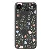 For iPhone 17 Air Case Pink Blue Flowers Pattern Printing Straight Edge TPU Phone Back Cover