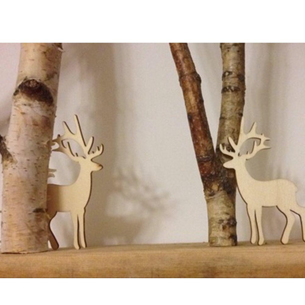 Decor DIY Tools Reindeer Hanging Card Christmas Decorations Christmas Tree Hanging Wooden Elk Decor