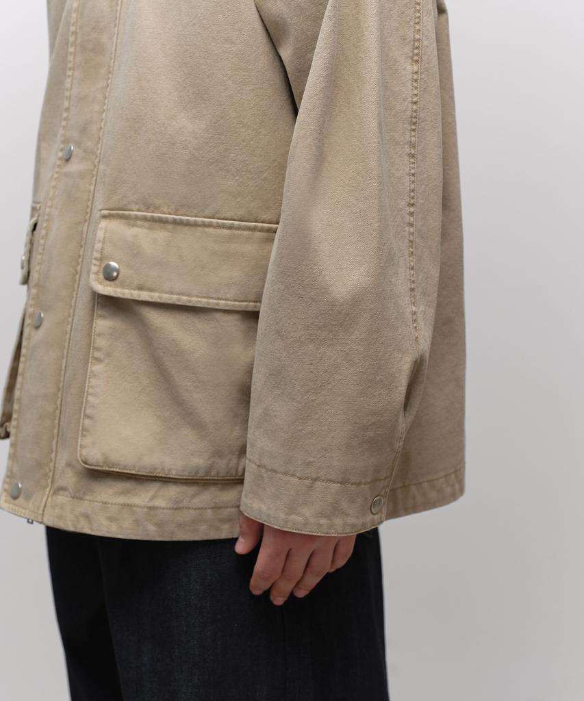 Musinsa Standard Pigment Canvas Hunting Jacket [Beige]