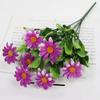 Букет искусственных цветов 7 веток Реалистичная искусственная ветка шелкового цветка Дом Офис В помещении На улице Сад Искусственное украшение