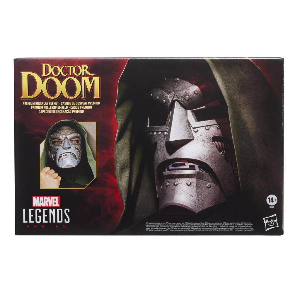 Hasbro Marvel Legends Series Doctor Doom Premium Role Play Fantastic Four Comics Adult Collectible Gear G0586 Authentic Helmet,