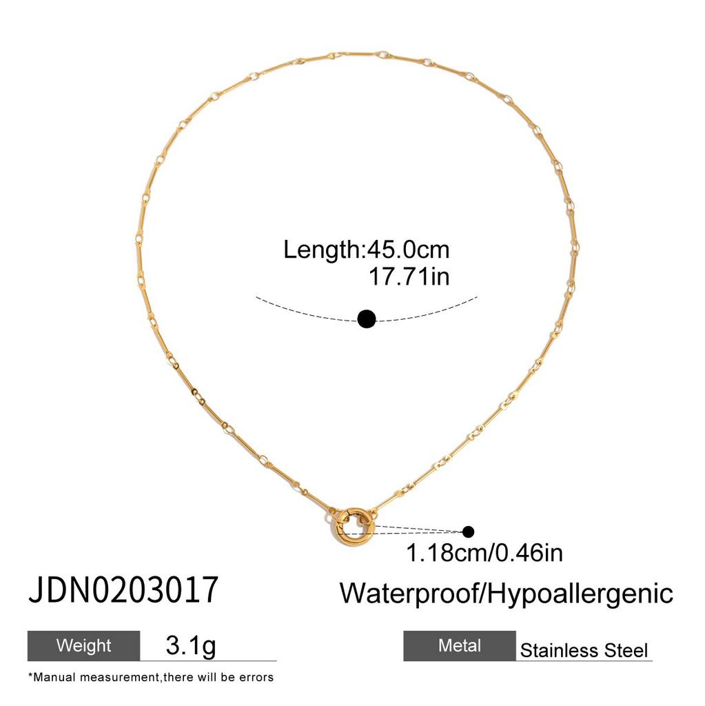 Youthway Natural Pearl Charm Pendant Necklace For Diy Matching Ocean Style Stainless Steel Golden Collar Summer Handmade Jewelry